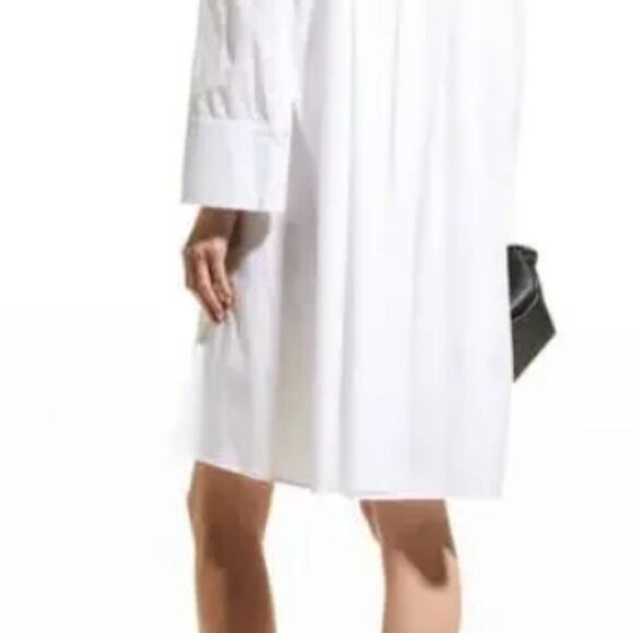 Harshman NWT Toula Pleated-Back Cotton Tunic Dress Size L - Picture 2 of 4